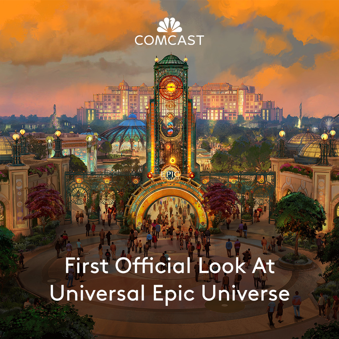comcast's tweet photo. In 2025, @UniversalORL will unveil its most ambitious theme park yet: Universal Epic Universe.

Get the scoop on Celestial Park – the first world guests will encounter at the new theme park. https://t.co/fgfiZXosES #EpicUniverse https://t.co/p8XWphuPxM