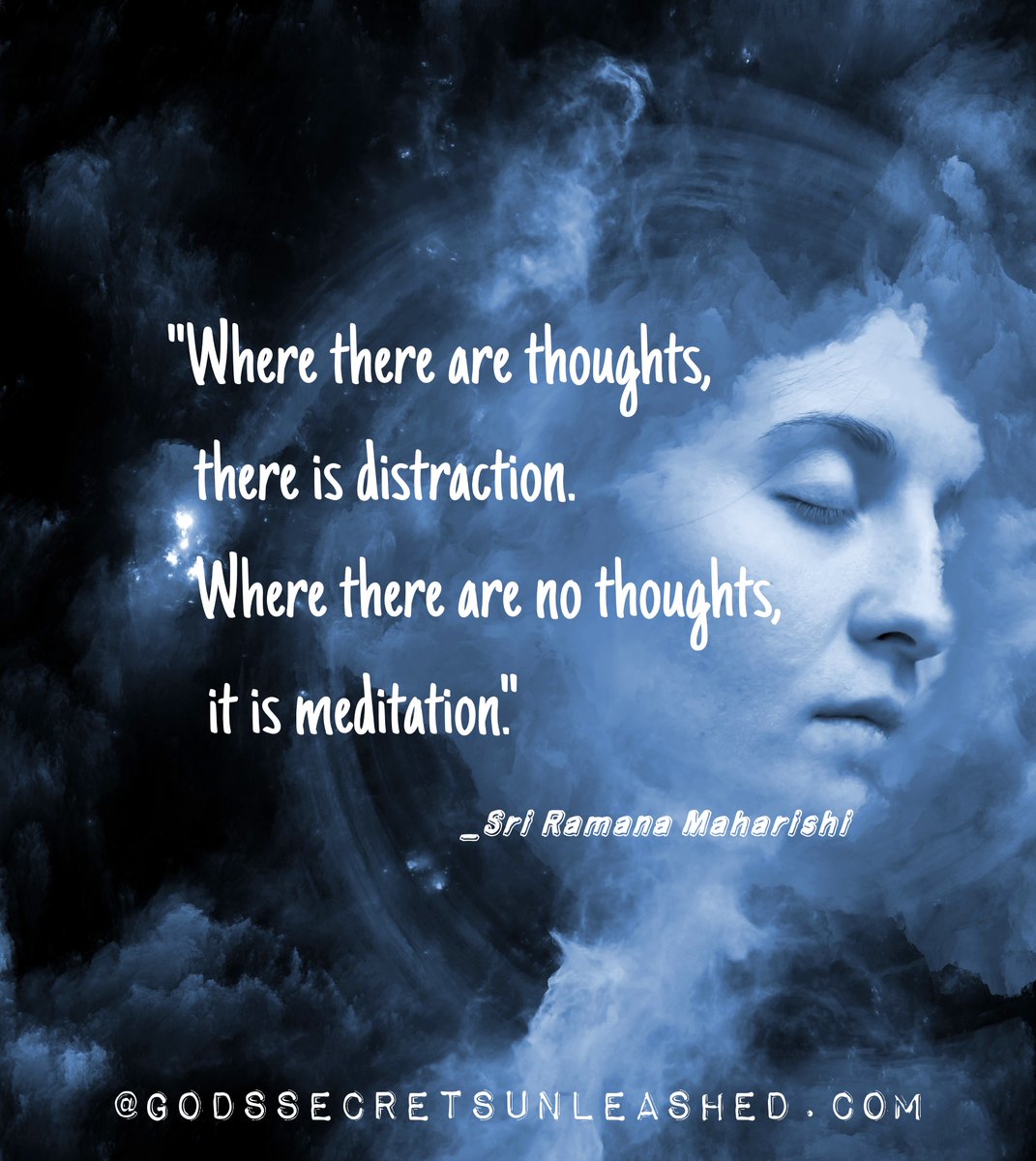 sbraegger11's tweet photo. "Where there are no thoughts, there is meditation."
_Sri Ramana Maharishi #meditation #divine #universal #energy #Souce #creation #soul #awareness #love #oneness #peace #growth #empowerment https://t.co/goP8ji8q4c