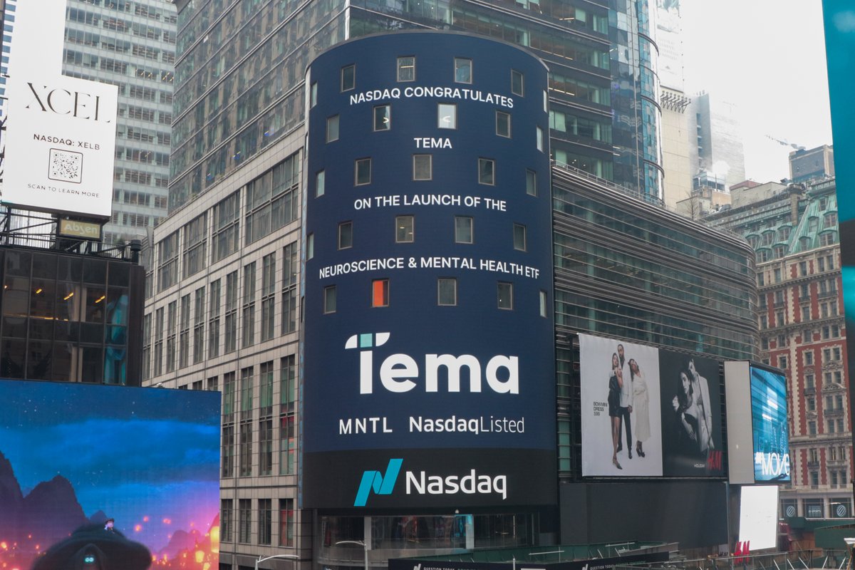 Temaetfs's tweet photo. Our third life sciences fund, the Tema Neuroscience and Mental Health #ETF ($MNTL) managed by David Song, M.D., Ph.D., CFA, launched in partnership with @Nasdaq last week! https://t.co/DhVOKzfRxw

#Nasdaq #ETFs #TemaETFs #Tema #investing #activeETFs #activemanagement #MNTL https://t.co/Y6zPJQLmNC