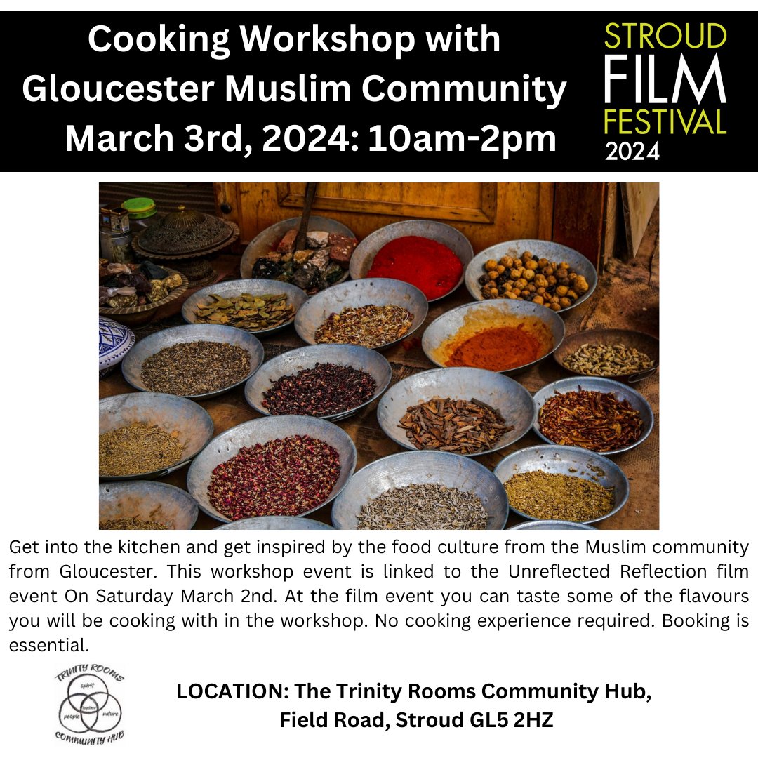 Experience Culture and Community Through Film with the 2024 Stroud Film Festival & transport your senses through food, film, and inspiring conversation at our Trinity Rooms Hub this March (and February). Discover all in our latest blog post: ow.ly/QWoU50QvQVe #sff2024