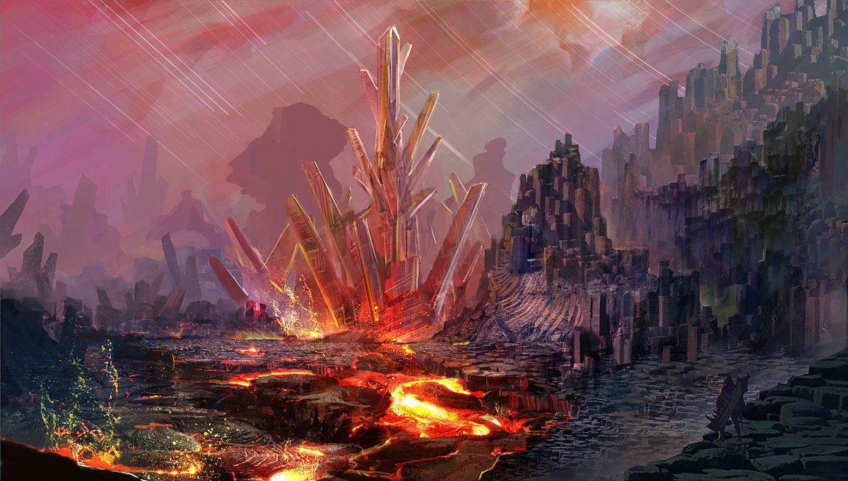 「The Elder's Recess, a mysterious land of」|Monster Hunterのイラスト