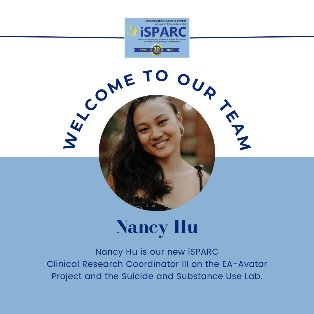 Please join us in welcoming Nancy Hu as our new Clinical Research Coordinator III on the EA-Avatar Project and the Suicide and Substance Use Lab. Learn more about this exciting avatar project: buff.ly/3S9k8jo #YouthMentalHealth @UMassChan @UMassPsychiatry @TransitionsACR