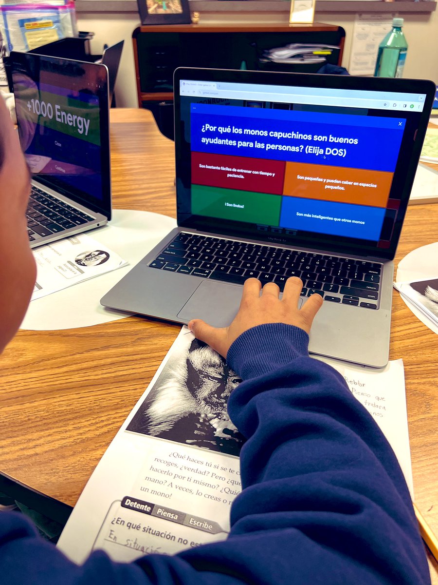 My scholars are demonstrating what they have learned so far using @gimkit. #FinchFalcons #WeAreMcKinney #everystudenteveryday #BilingualEducator  #3rdchat #tutoring