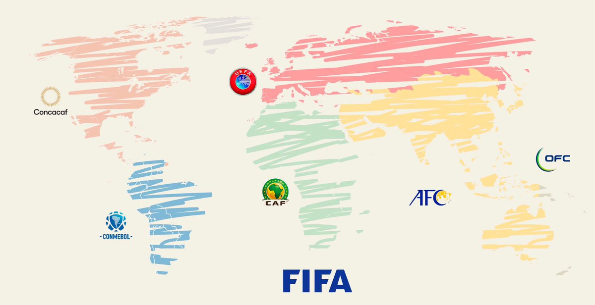 ArtetaBreinner's tweet photo. Sale hilo, en lo que a mi parecer serían los XI Ideal históricos de cada Confederación de Fútbol asociada a la FIFA. https://t.co/sAGvdX2CHI