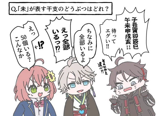 干支って50個あんねん…(殴り書き) 