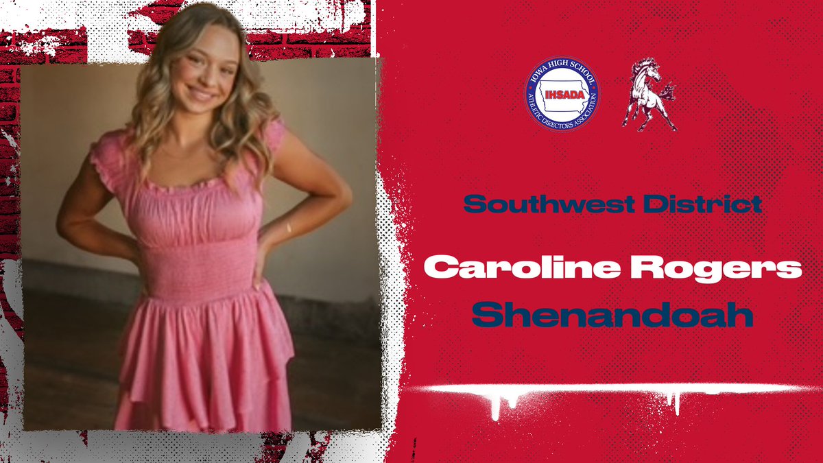 IOWAHSADA's tweet photo. Applause to Caroline Rogers from Shenandoah, the brilliant recipient of the IHSADA Southwest District Scholarship! Your hard work, dedication, and Shenandoah pride have truly paid off. Congratulations on this well-deserved honor! @ShenandoahHS https://t.co/1cblLUhV1P