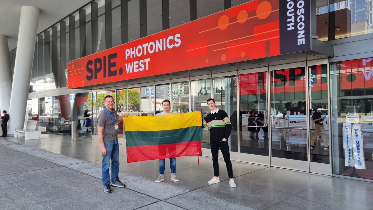 Greetings from San Francisco! #PhotonicsWest2024 opening day is just a few hours away.   
Make sure to meet our team members at Lithuanian Pavilion, Optogama Booth #4139.