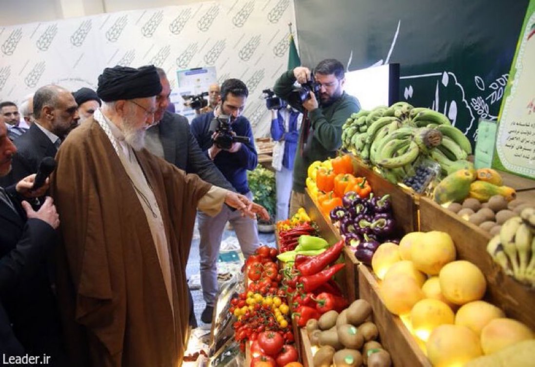 .<a href="/khamenei_ir/">Khamenei.ir</a> enjoying the fruits of Israeli labor:

Does he know that cherry tomatoes were invented by Israel? 🍒🍅
