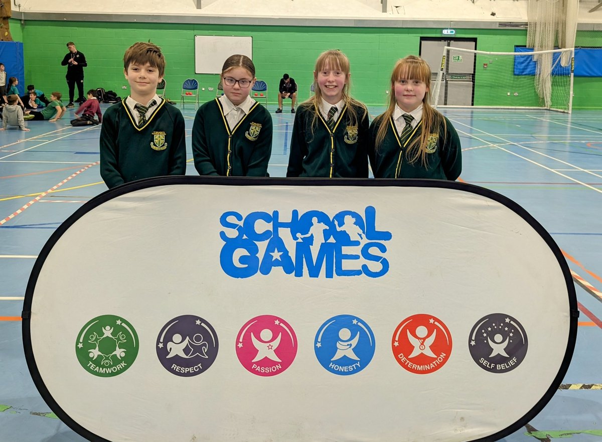 Today, 4 of our children are representing St Malachy's at a <a href="/BocciaUK/">Boccia UK</a> festival. 

So far 2 wins out of 3. 

<a href="/CalderdaleSGO/">Trinity School Games Organiser</a>