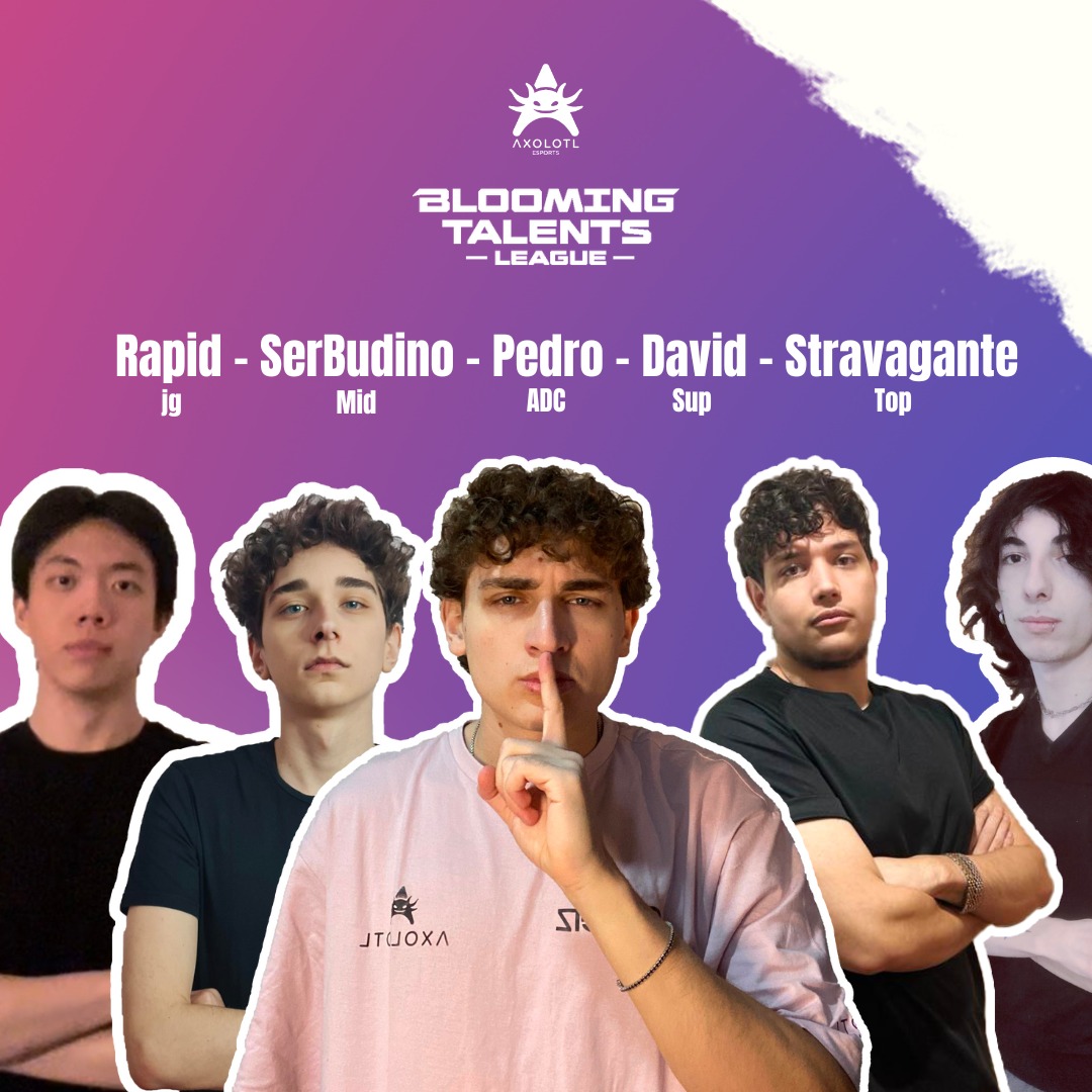 Ecco il roster Academy che ci accompagnera in questa #BTL!

🔷️<a href="/Stravagantee/">Strava</a> 
🔷️@samirapid
🔷️<a href="/edoleonfar/">Edoleonfar</a> 
🔷️<a href="/doomedpedro/">peppe</a> 
🔷️<a href="/davidfromhell3/">david from hell</a>

Sub:
🔹️<a href="/haku_hu28947/">Haku2Haku</a>
🔹️<a href="/MatteoG76266113/">Matteo Gentile</a>

Staff:
<a href="/BIood____/">Blood</a>
<a href="/BrioVal_/">NXT Brio</a>

#HereToGuard #AXLWIN <a href="/QLASH_Events/">QLASH Eventi 🇮🇹</a> <a href="/QLASH_Esports/">QLASH</a>