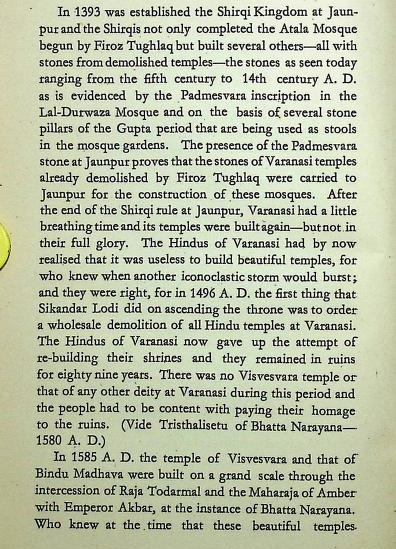 Arya_Anviksha_'s tweet photo. Bindu Madhava temple was vandalized several times between the twelfth and sixteenth, it was rebuilt by Raja Man Singh in 1585. https://t.co/ho2PUArKqz