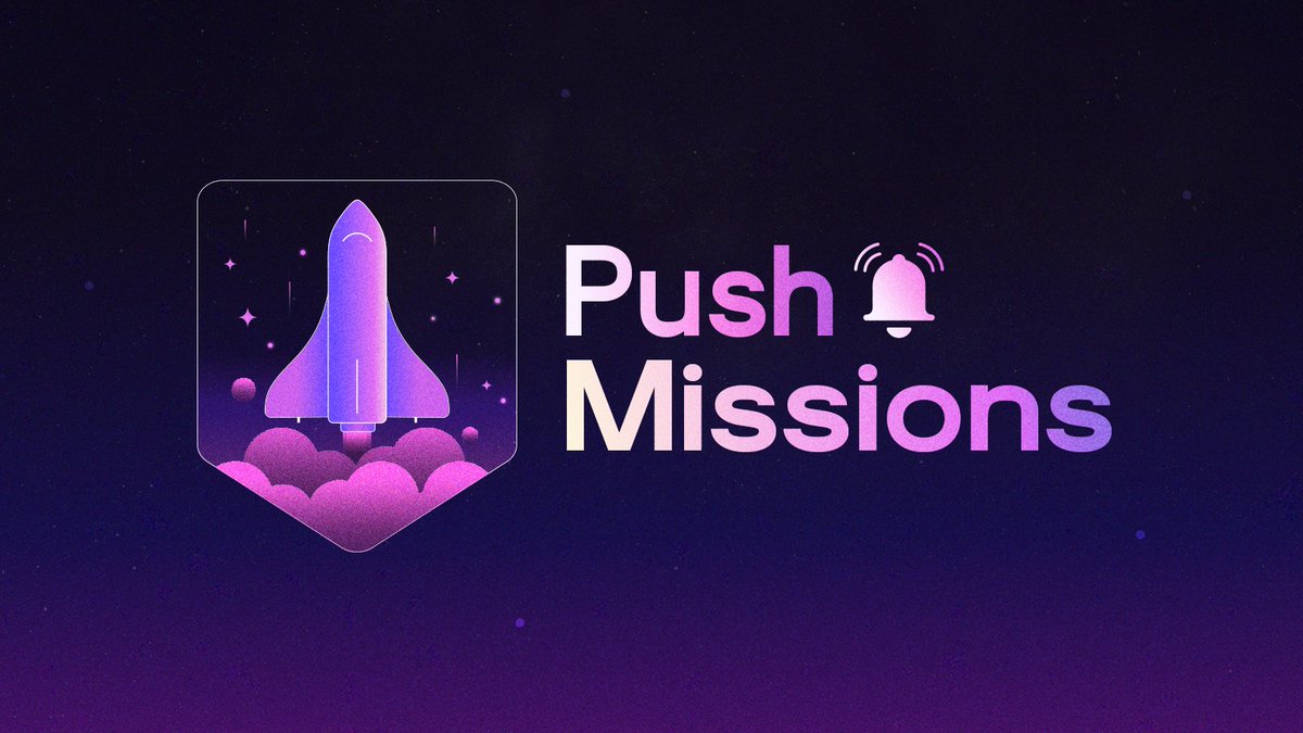 PushChain's tweet photo. 5 all-new Push Missions 🔔🚀
Your chance to contribute to web3’s leading communication layer and get rewarded.
Check them out👇
PM-11: 🏗️Develop a starter kit that enhances Push SDK capabilities, provides sample apps for each SDK component, and introduces an innovative use case.
PM-12: 🛠️ Develop a Go Software Development Kit (SDK) for Push Protocol, enabling seamless integration into Go-based applications.
PM-13: 🖥️ Design a visually appealing and responsive website for Push Ambassadors, based on the content and documentation provided in a Notion document.
PM-14: 📺Create a series of animated videos that effectively showcase and explain various Push products, including Push Notifications, Chat, Video, and more.
PM-15: 👩💻Develop a Python Software Development Kit (SDK) for Push Protocol, enabling seamless integration into Python-based applications.
Read about each Push Mission in more detail 👉 https://t.co/N1UfKDTEoC
Reach out for support 👉 https://t.co/3mQtH5ZzpC