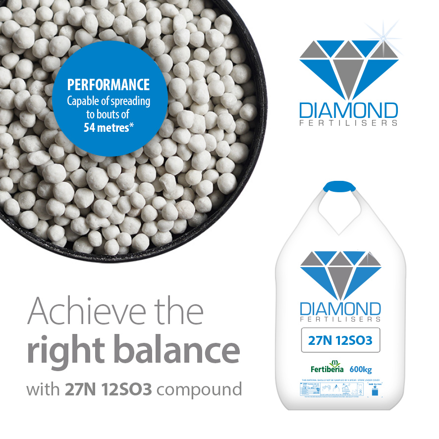 Achieve the right balance of Nitrogen and Sulphur with @diamondfertilisers 27N 12So3 Compound.

Find out more and get a quote
thomas-bell.co.uk/fertilisers/co…

#fertiliser #diamondfertilisers #performance #nitrogensulphur #farming #nitrogenuseefficiency #britishfarming