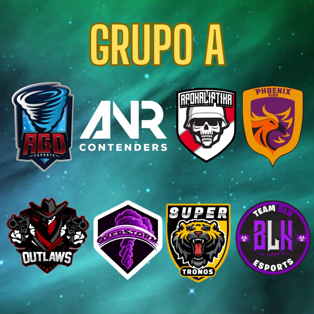 Copa Castilio ⭐️ (@copacastilio) on Twitter photo Iniciando a apresentação dos grupos, assim ficou o GRUPO A na Copa Castilio!
🇲🇽 <a href="/AGD_eSports/">𝘈𝘎𝘋 𝘦𝘚𝘱𝘰𝘳𝘵𝘴 🌪️</a>
🇫🇷 <a href="/ANR_eSport/">Anarchy eSport</a>
🌎 <a href="/APOKALIPTIKACR/">APOKALIPTIKA E.C. 💀</a>
🇲🇽 <a href="/PhoenixcrVit/">🔥Phoenix King🔥</a>
🇧🇷 <a href="/OutlawsCRL/">Outlaws</a>
🇲🇽 <a href="/OverStorm_/">OverStorm</a>
🇲🇽 @TronosSuper
🇧🇷 <a href="/TEAM_BLN/">Team BLN</a>
Boa sorte! 🔥 Iniciando a apresentação dos grupos, assim ficou o GRUPO A na Copa Castilio!
🇲🇽 <a href="/AGD_eSports/">𝘈𝘎𝘋 𝘦𝘚𝘱𝘰𝘳𝘵𝘴 🌪️</a>
🇫🇷 <a href="/ANR_eSport/">Anarchy eSport</a>
🌎 <a href="/APOKALIPTIKACR/">APOKALIPTIKA E.C. 💀</a>
🇲🇽 <a href="/PhoenixcrVit/">🔥Phoenix King🔥</a>
🇧🇷 <a href="/OutlawsCRL/">Outlaws</a>
🇲🇽 <a href="/OverStorm_/">OverStorm</a>
🇲🇽 @TronosSuper
🇧🇷 <a href="/TEAM_BLN/">Team BLN</a>
Boa sorte! 🔥