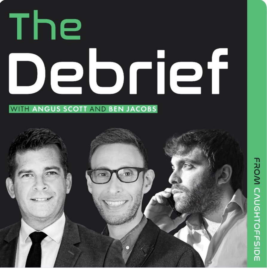 Debrief is live in five minutes on @caughtoffside. We're taking your questions. @AngusScott and myself are joined by @FabrizioRomano. We're talking Broja, Gallagher, Jota, Nusa, Osman, Rashford and more.🎙️