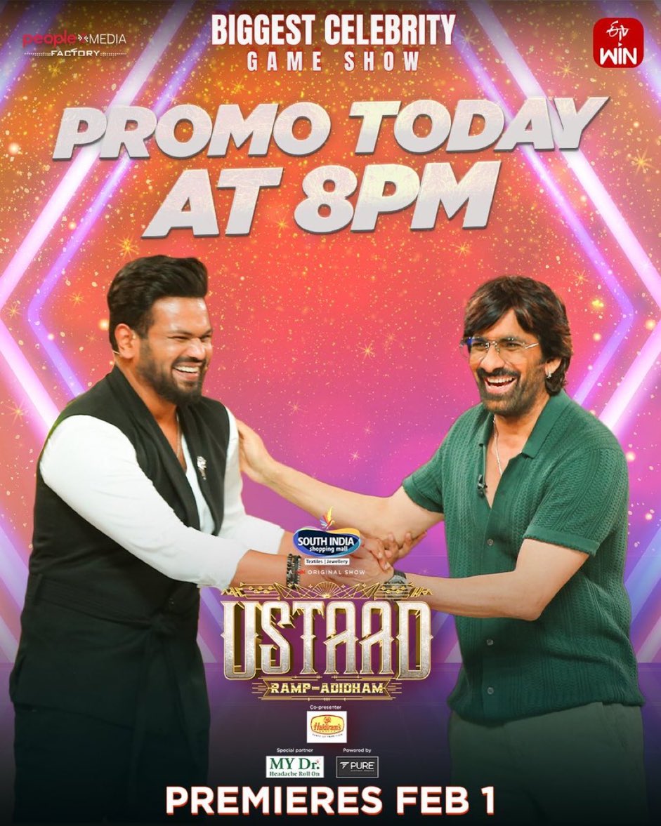 Harsha_offl2's tweet photo. Kasepatloo MassMahaRaja @RaviTeja_offl Dhamaka modhalu avvudi
#ustaad
#MM #RockingStarMM
#EtvWin #WinThoWinodam #Eagle #raviteja #Eagleonfeb9th https://t.co/O54H5IBvJx
