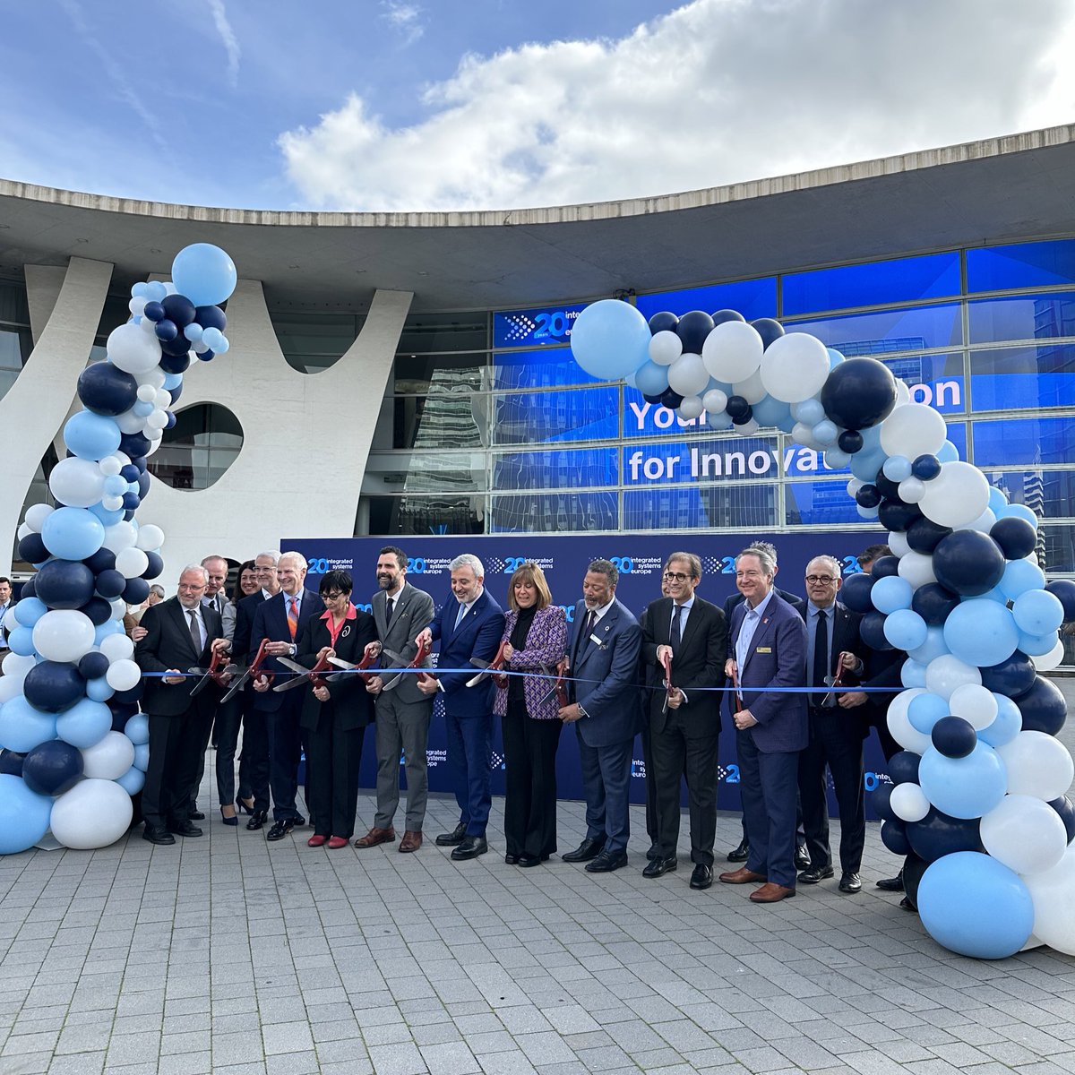 #音响展会，剪彩开始。 #ISE2024 #ISE