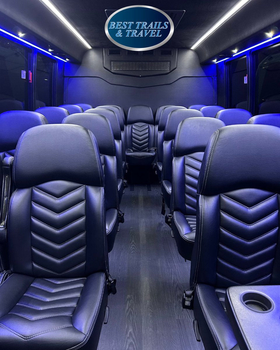 BestTrailsNY's tweet photo. Everyone should be able to ride in luxury. Give Best Trails & Travel for your next group outing!
#executivecoach #groupouting #groupcharters #grouptravel #charterbus #privatetransportation https://t.co/y4RQ9mzvkO