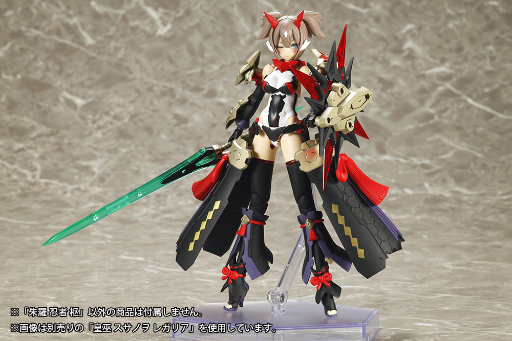 明日午前11時から #メガミデバイス 『朱羅 忍者 枢（かなめ）』ご予約