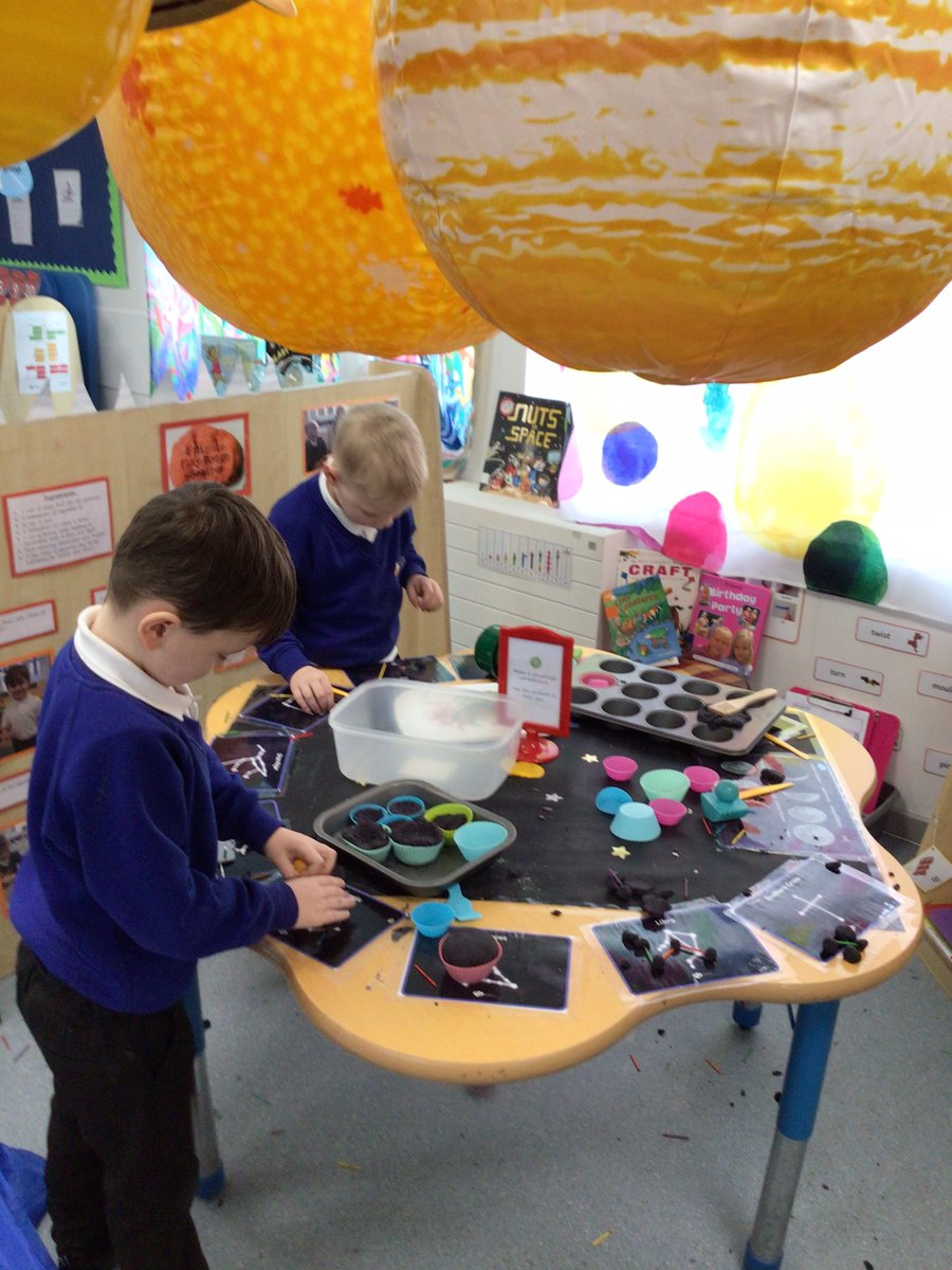 WybersWoodEYFS's tweet image. Being creative with space, stars and aliens today in Early Years today😊 🌟🪐☄️👩🏼‍🎨🧑🏼‍🎨 #weareartists #lovetocreate #creativity @DeltaWybersWood