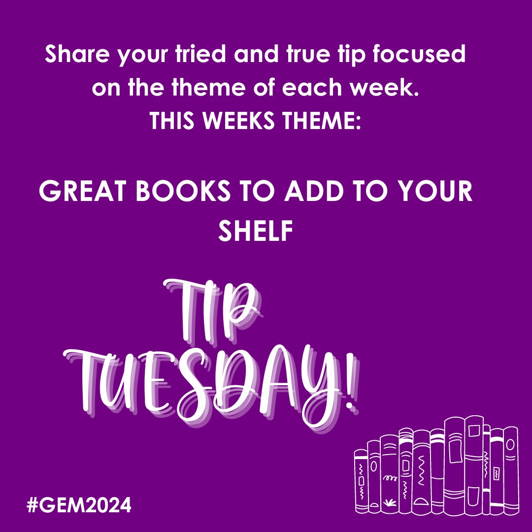 alabamagifted's tweet photo. It's our last Tuesday for Tip Tuesday ! Share those great books we need to add to our shelf (or computer:) #algifted #alabamagifted #fundgiftededucation
https://t.co/dEeyfbEjUo https://t.co/azenWzsM2e