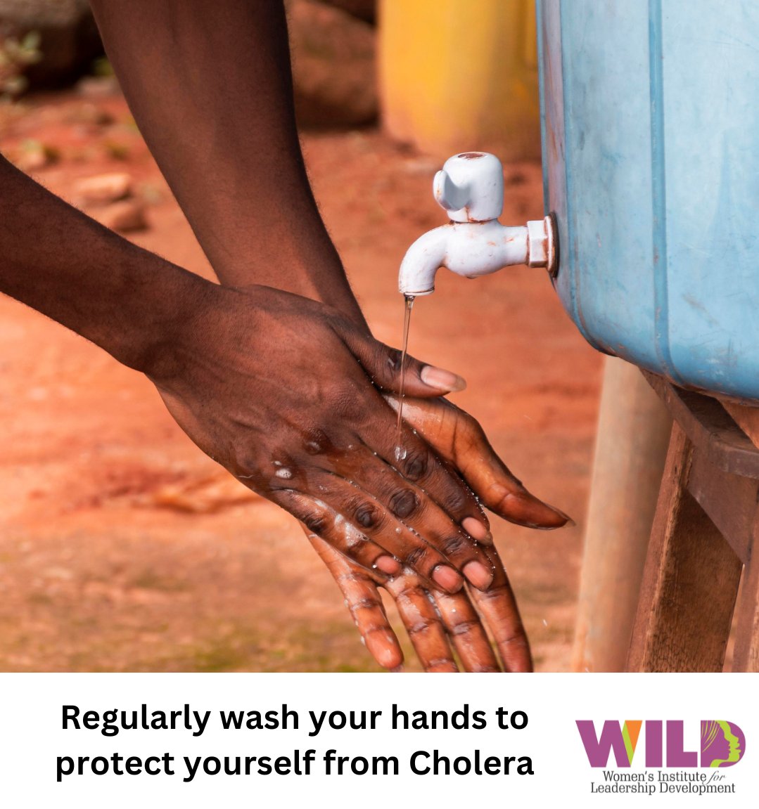 Let's prevent the spread of new #choleraoutbreaks that endanger our communities, especially #children.

Keep your hands clean - Regularly wash your hands:
• Prior to eating or handling food
• Before feeding your kids
• After using the restroom
