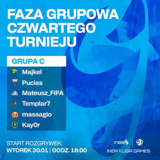 OSTATNI TURNIEJ INEA 1 LIGA GAMES.

Nadszedł najważniejszy dzień w mojej „karierze” grania w FIFĘ, spełnienie marzeń o wielkich finałach @PKOBPESAGames jest na wyciągnięcie ręki, dzisiaj to robimy.

18:00 - MÓJ TWITCH, MOCNO GÓRNIK! 😈❤️