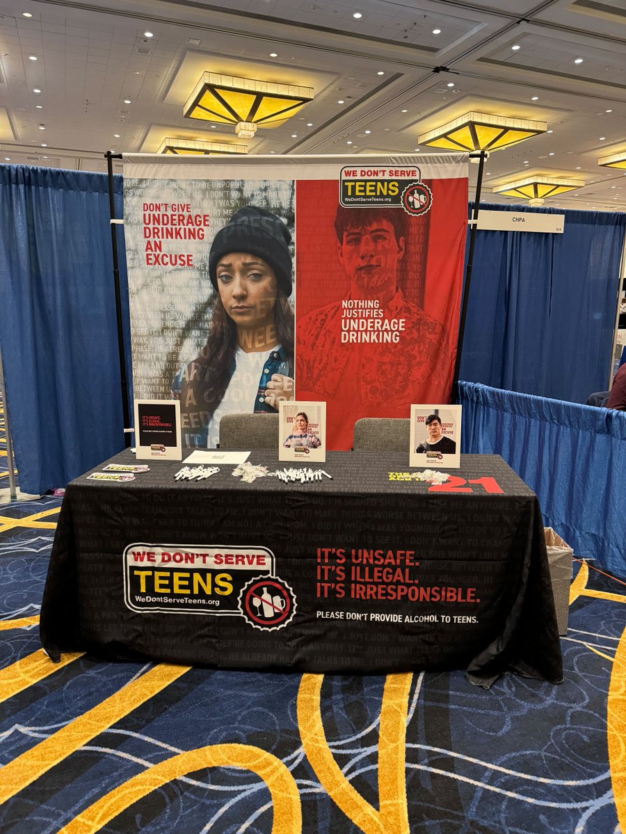 goFAAR's tweet photo. We're excited to attend and exhibit at @CADCA #CADCAForum this week!
Make sure to stop by booth 512 to learn more about the #WeDontServeTeens campaign and how you can get involved! #WDST https://t.co/tskSk0IeuD