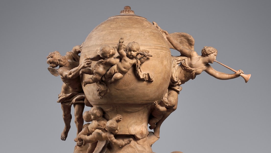 Oliver_Wunsch's tweet photo. My book comes out today! In honor of its launch, here is Clodion's model monument to the invention of balloon flight. You can read more about his fragile terracottas in Chapter 4 of A Delicate Matter, out now with @PSUPress https://t.co/pRE2jpTKVb https://t.co/DUQz7kns2h