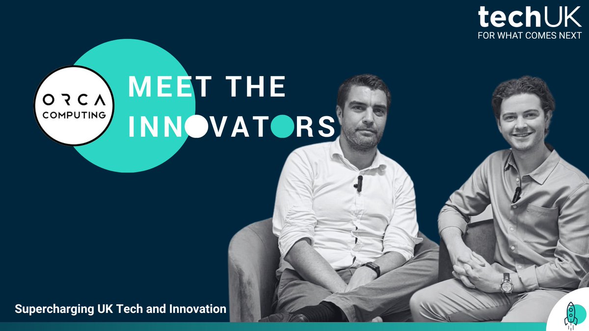 📢 January's Meet the Innovators interview is live! 👀 This series showcases the work of techUK members promoting a healthy UK innovation ecosystem 🎤 This month we met Richard Murray, Co-Founder and CEO at @orcacomputing ➡️ Watch the interview: ow.ly/mcxF50QvRtm