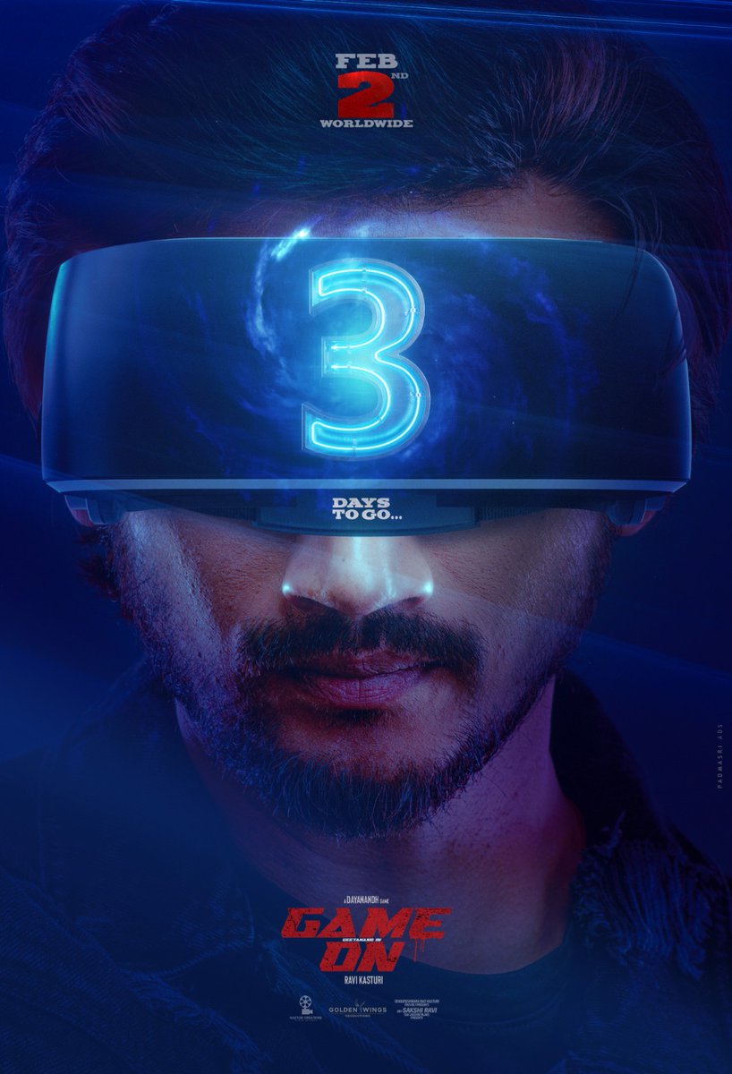 ananth_designer's tweet photo. 3 Days to Go..... #GameOnTrailer #GameOnFromFEB2nd
@geetanand79 @NehaSolanki_ @dayanandh369
@ravikasturi10 @KasturiCreatns
Publicity Designs:@Ananthkancherla
@ananth_designer https://t.co/f3lREcZdYr