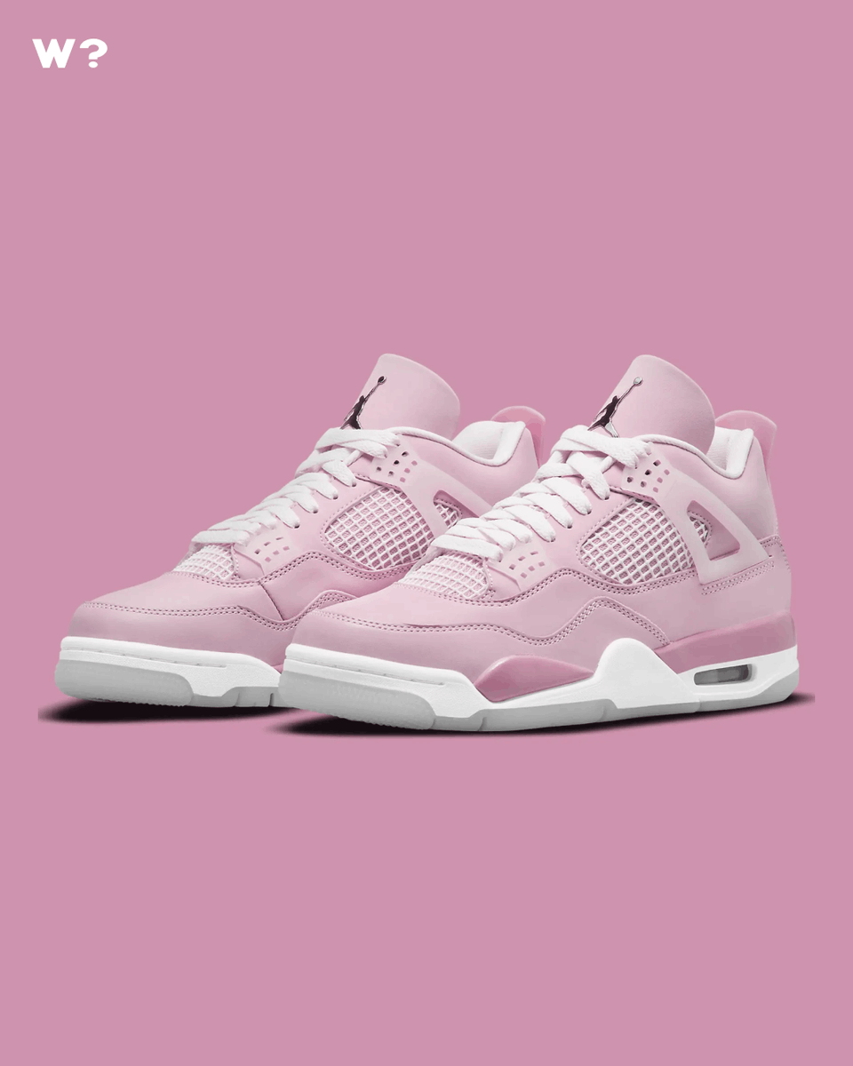 whentocop's tweet photo. 📸  De nouveaux visuels de la Air Jordan 4 WMNS “Orchid” sont là !

Le rose est hyper doux, ça rend la paire vraiment mignonne, vous en pensez quoi les boss ? 🌸 https://t.co/bY3BXEnaW2