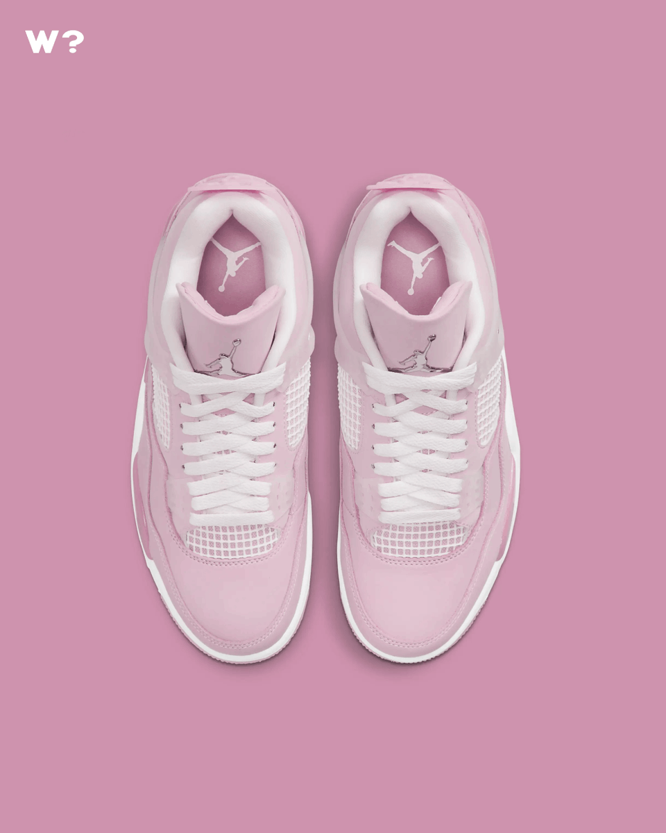 whentocop's tweet photo. 📸  De nouveaux visuels de la Air Jordan 4 WMNS “Orchid” sont là !

Le rose est hyper doux, ça rend la paire vraiment mignonne, vous en pensez quoi les boss ? 🌸 https://t.co/bY3BXEnaW2