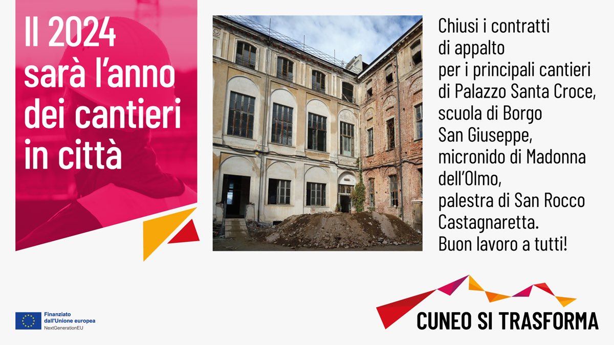 Le risorse del PNRR sono state assegnate. È tempo di mettere a terra i progetti. 

#cuneositrasforma #pnrr