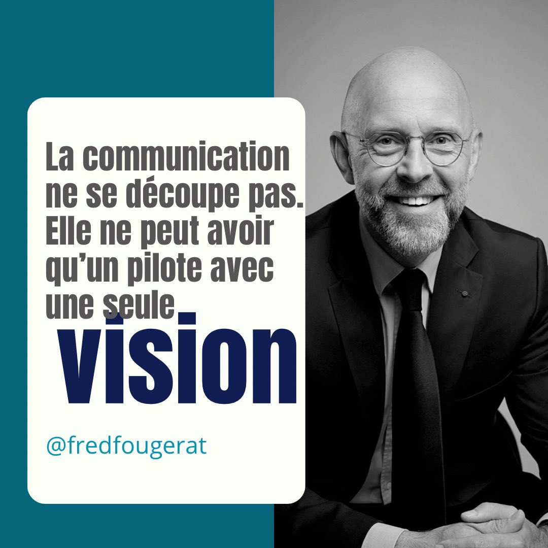 La #communication à la découpe, ça ne fonctionne pas !
La force de la communication est notamment portée par une vision, une seule, et par la cohérence.
Il est donc absurde, incohérent, inefficace, risqué… de livrer la communication à la découpe, placée en morceaux sous