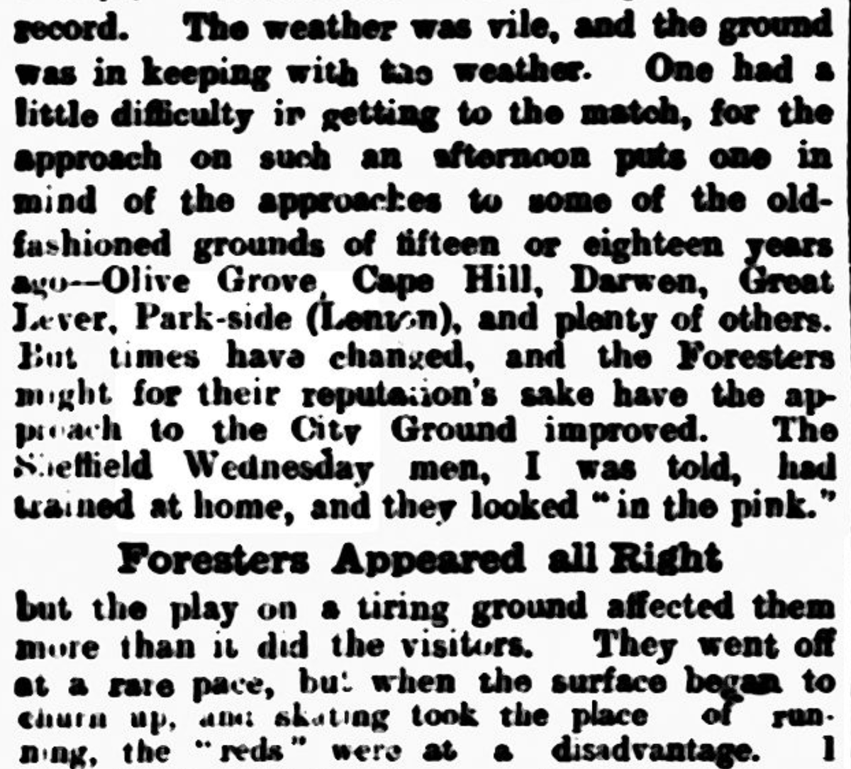 Dunsbyowl's tweet photo. #OnThisDay 120 years ago #mindthegap as Wednesday knocked the Blades of the top of Division 1 after a 1-0 away victory 1-0 vs @NFFC with a goal from Andrew Wilson. #PlayUpWednesday #WAWAW https://t.co/9JrvOlFxR4