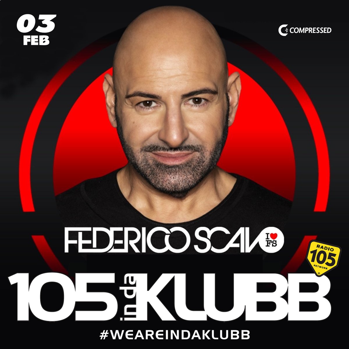 105 InDaKlubb (@105indaklubb) on Twitter photo ☑ <a href="/FedericoScavo/">Federico Scavo</a> on #105INDAKLUBB!
➖
Ogni weekend con il radioshow
#MyKlubb di <a href="/andreabellidj/">Andrea Belli</a>
e con i mixati dei Top dj Italiani
e Internazionali
➖
#WEAREINDAKLUBB
La notte dance firmata <a href="/Radio105/">Radio 105</a> 💥
#playitloud ☑ <a href="/FedericoScavo/">Federico Scavo</a> on #105INDAKLUBB!
➖
Ogni weekend con il radioshow
#MyKlubb di <a href="/andreabellidj/">Andrea Belli</a>
e con i mixati dei Top dj Italiani
e Internazionali
➖
#WEAREINDAKLUBB
La notte dance firmata <a href="/Radio105/">Radio 105</a> 💥
#playitloud