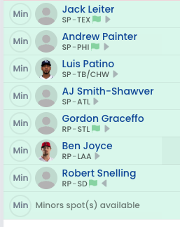 CarlosACollazo's tweet photo. With Geoff and Dylan rolling out this huge dynasty list, I'll make an announcement:

I need to give up my dynasty team in the #BADL league for this year and moving forward. If anyone wants to adopt this team and join a fun league, let me know. No $$. Here's the roster: https://t.co/vOZqSVORR8