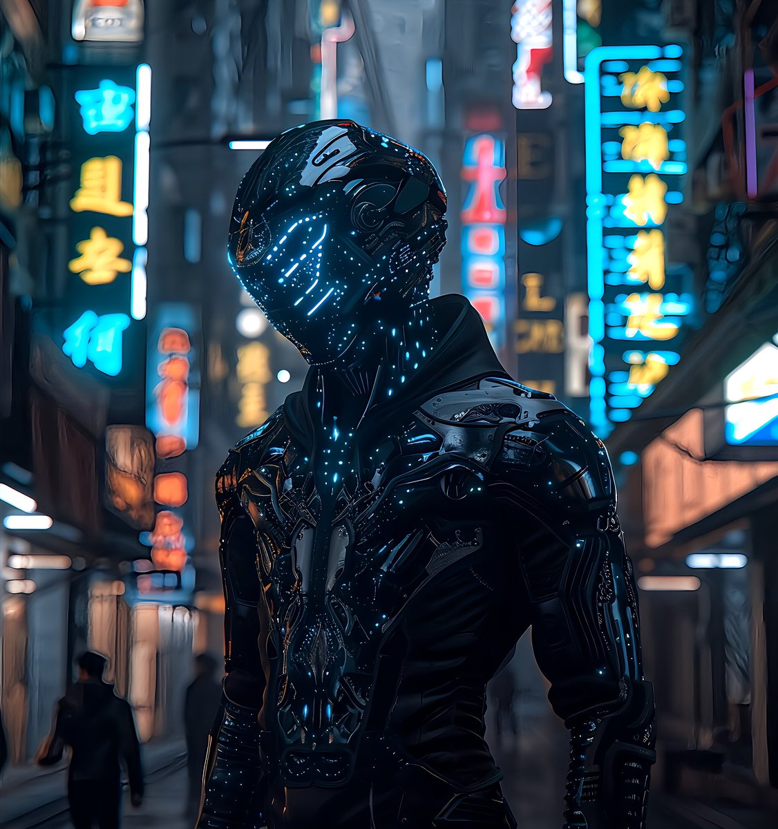 Yokogawa_Koushi's tweet image. title【Neon Whisperer】

　 静かに語りかけるネオンのような存在感を意味します。

 “光彩遊戯” (こうさいゆうぎ) - 光の輝きと都市の活気を遊び心を持って表現しているようなイメージです。

#midjourney6
#DigitalArt #GenerativeAl
#DELL