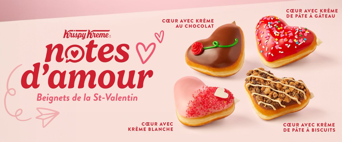MonKrispyKreme's tweet photo. Partagez l'amour pour la Saint-Valentin ❤️🍩 https://t.co/VnLpBNSfR9