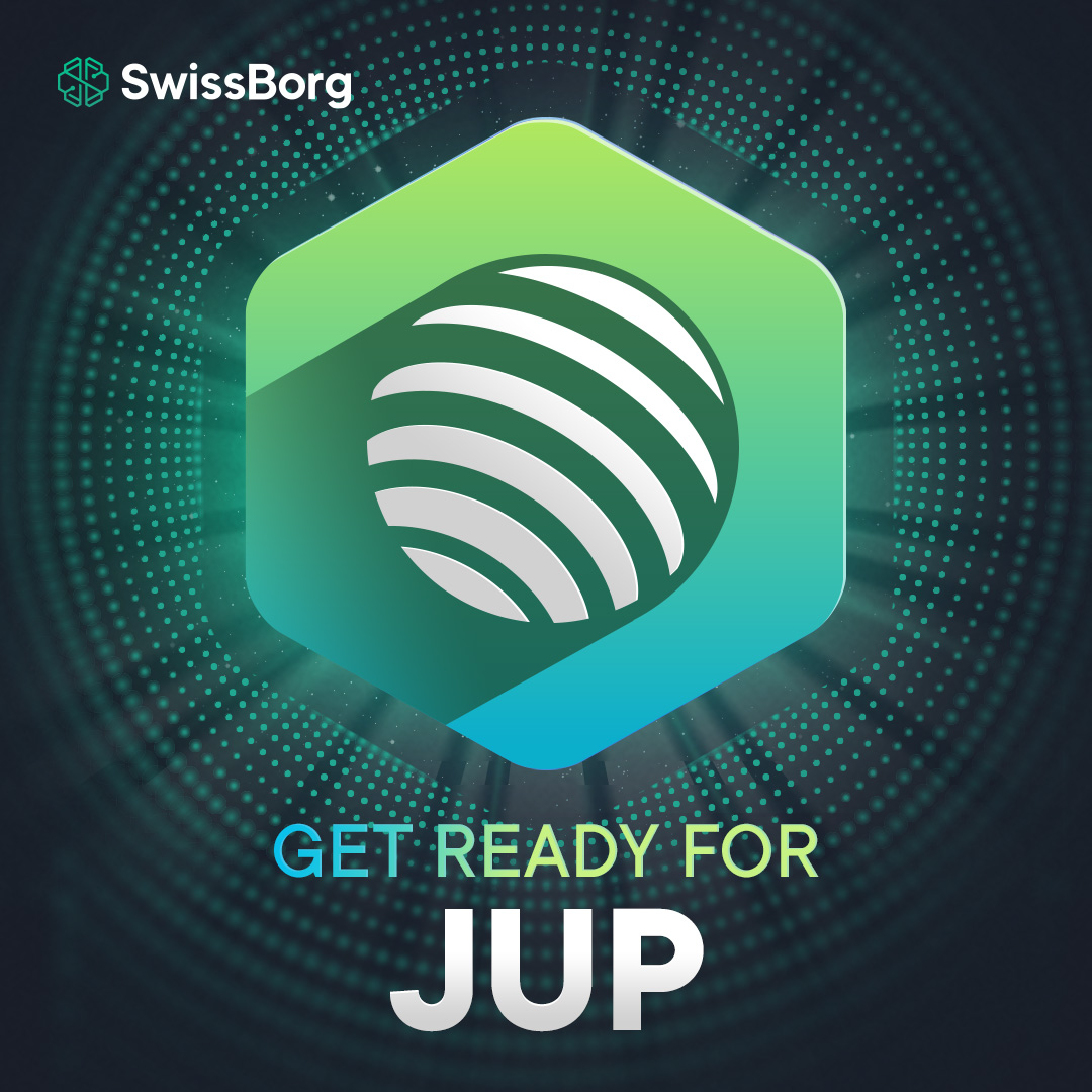 swissborg's tweet photo. 🚀 Next stop: Jupiter 🪐 
The token of @JupiterExchange will be on SwissBorg on the 1st day of its launch! 🛸

🚨 Get ready to experience the future of #DeFi on Solana with $JUP, your all-in-one DeFi aggregator. 

📈 Don't miss out on this exciting journey into decentralized trading! 🌐✨ #DeFi #JupiterLaunch #Solana