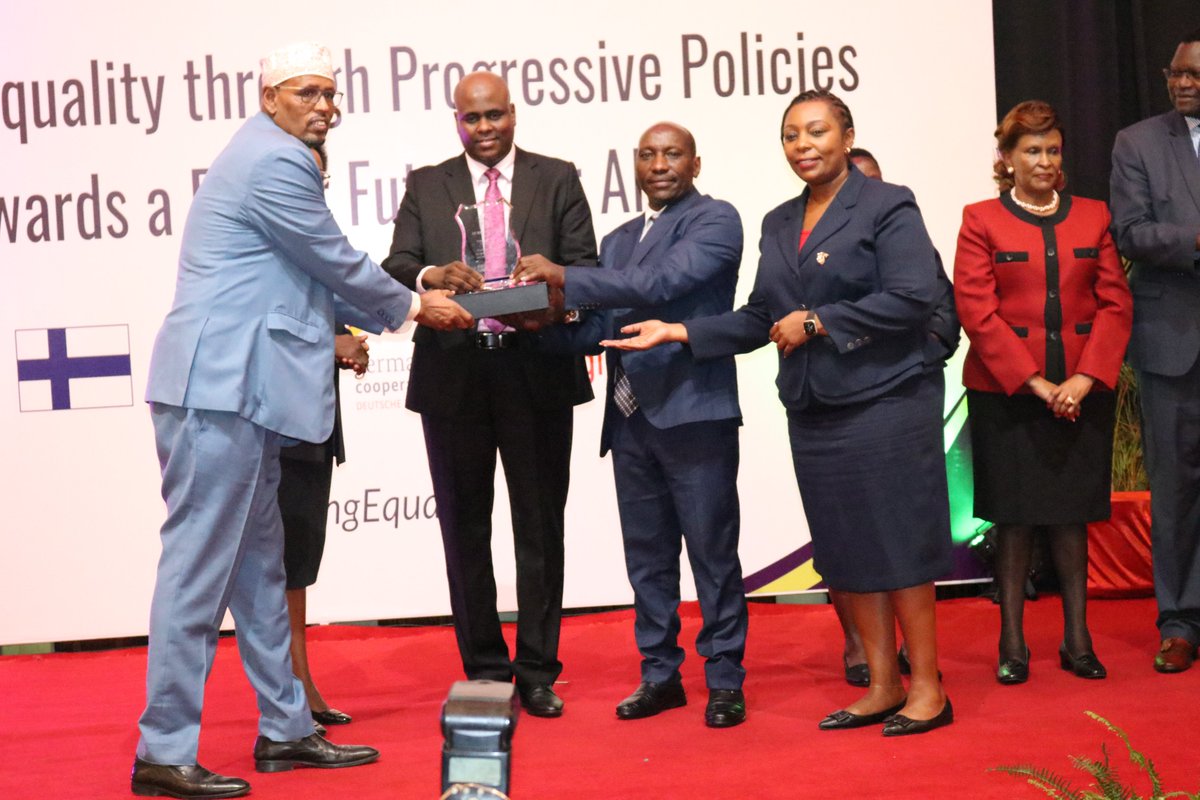 NGECKenya's tweet photo. Congratulations to all the awardees at today's #GenderMainstreamingAwards! You're paving the way for a more equitable future through your outstanding efforts. #AdvancingEquality @MutindaDr @StateHouseKenya @giz_gmbh @bodo_immink @GermanyinKenya @gender_ke https://t.co/YQLEUIdP0R