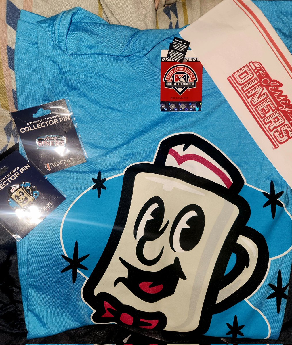 Can't wait to rock my Jersey Diners gear
<a href="/SOMPatriots/">Somerset Patriots</a>