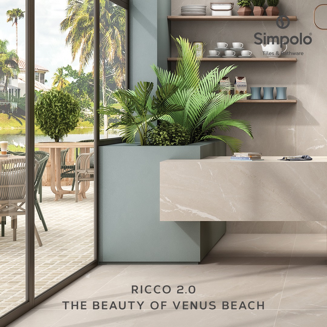 simpoloceramics's tweet image. Transform your interiors into a sanctuary of relaxation with Simpolo Tiles' Ricco 2.0 Collection, drawing inspiration from the gentle sands of the shore.

#SimpoloTilesandBathware #SimpoloCollection #TilesCollection #TilesPattern #HomeDecor #TilesDesign #NewCollection #SandSeries