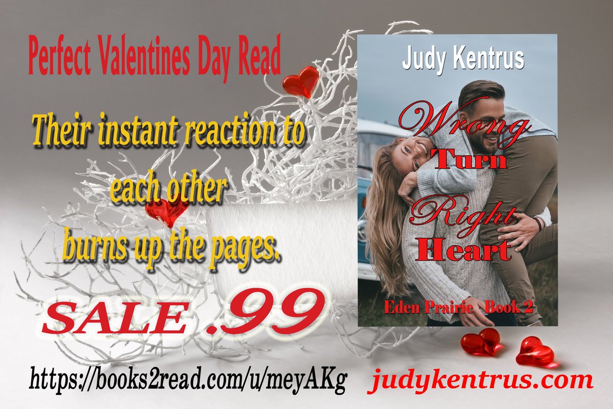 It's not to early to celebrate Valentine's Day! books2read.com/u/meyAKg#small… #romancegems #valentinesday #sexyread #specialprice #judkentrusauthor #bookreader #readingromance #edenprairieseries