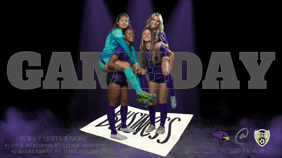 🚨GAME DAY🚨

🏟️ Fossil Ridge High School
🆚 <a href="/FRHS_Soccer/">Fossil Ridge Girls Soccer</a> 
⏰ JV 5:00 | V 6:30
🎟️ brushfire.com/kellerisd/frhs…

#tcod #talonsup #standingonbusiness

<a href="/KISDAthletics/">Keller ISD Athletics</a> <a href="/TCHS_WAthletics/">TC Women’s Athletics</a> @LethalSoccer <a href="/NestTchs/">TCHS NEST ⚡️</a> <a href="/DFW_Girls_HS_VS/">DFW Girls HS Varsity Soccer</a>