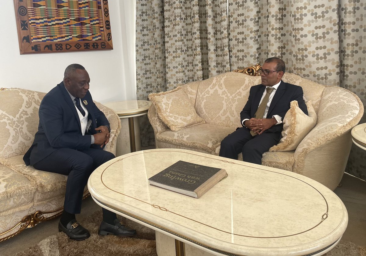 I have arrived in Accra, Ghana 🇬🇭 to start work as <a href="/TheCVF/">Climate Vulnerable Forum</a>’s first Secretary-General. Ghana is hosting the Secretariat and this will be my home for a few years. We hope to unlock the investments needed so <a href="/TheCVF/">Climate Vulnerable Forum</a> members can pursue clean growth &amp; climate prosperity.