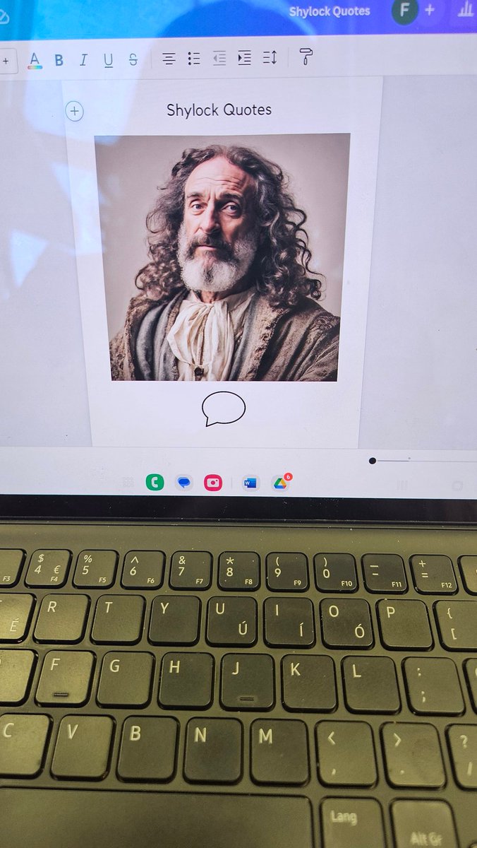 Does anyone know how to arrange speech bubbles on canva so they are around the picture?  @MrKavanagh <a href="/CanvaEdu/">Canva Education</a>