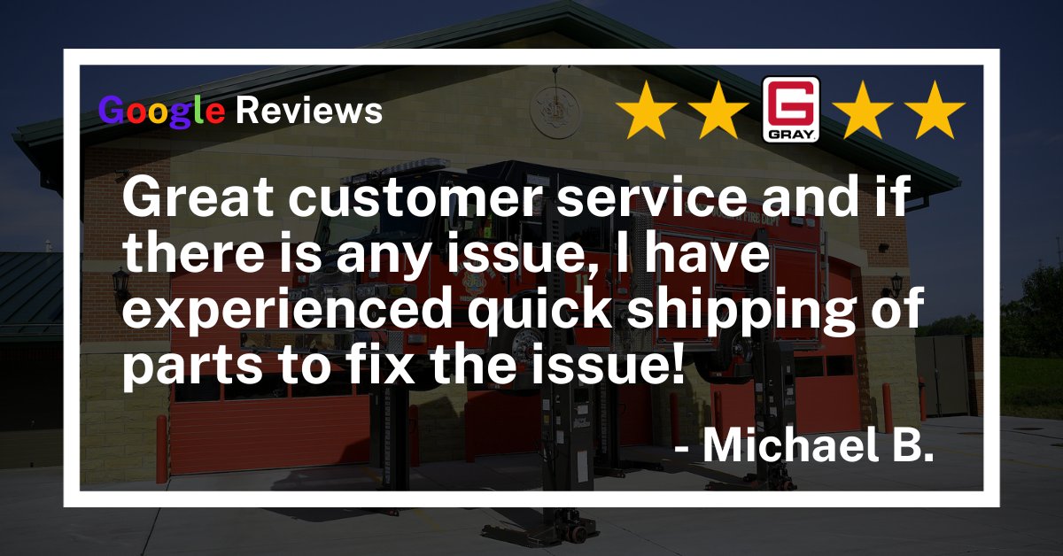 graymfginc's tweet photo. We mean it when we say we take care of our customers for the life of their product. We are invested in the success of our customers! #TheGrayDifference #GrayUSA https://t.co/eHixOPZb9A