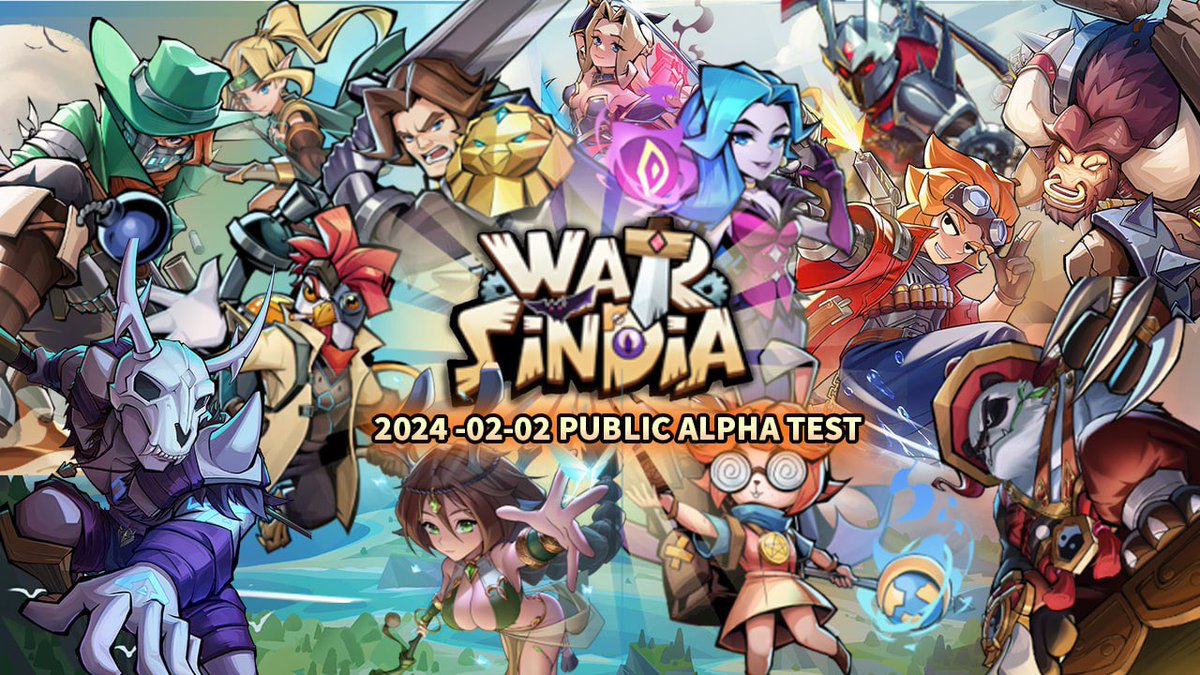 🔥WARSINDIA
💪 UPDATE

Howdy Warriors,

🤩 We are excited to announce that WarSindia game is entering to the PUBLIC ALPHA TEST after more than two years of development and internal testing.

💪 Our development team has been working tirelessly day and night to create WarSindia